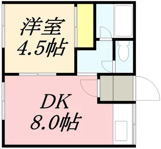 シティハイムシェスタ【102号室】の間取り
