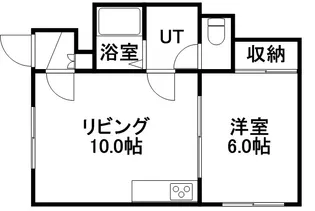 ゆうとぴあ錦台Ⅰ【105号室】の間取り