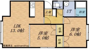 リッチフィールド【101号室】の間取り