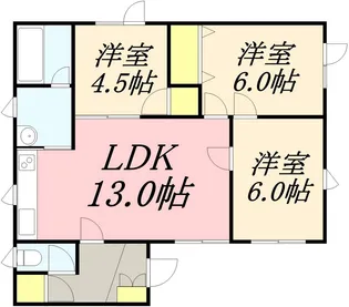 小黒ハイツⅡ【101号室】の間取り