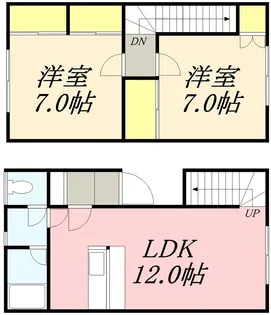 フロックス色内【3号室】の間取り