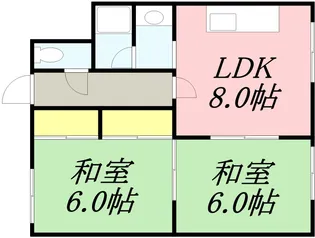 グリンヴァレー【103号室】の間取り