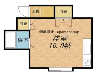 グランヴェール山の手【0102号室】の間取り