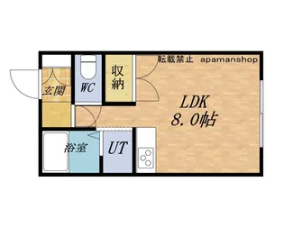 メゾン石岡【203号室】の間取り