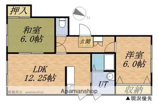 奥沢ヤヨイマンション【101号室】の間取り