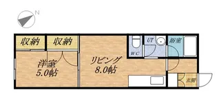 コーポABE【2-A号室】の間取り