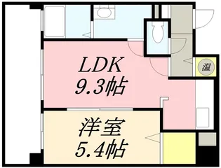 オタルベイサイドシティ8棟【208号室】の間取り