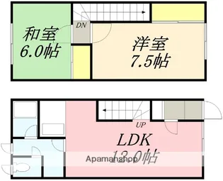 アメニティ桜【101号室】の間取り