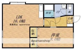 プラザ860【101号室】の間取り