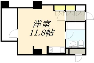 フューデイズコンドミニアム銭函【603号室】の間取り