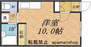 プリタス・セシリアⅢ【101号室】の間取り