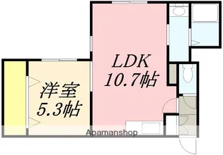 URBAN(アーバン)【101号室】の間取り