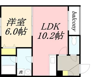 MERCURIUS(メルクリウス)【205号室】の間取り