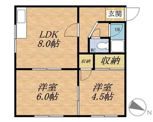 豊マンション【201号室】の間取り