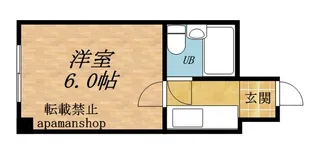 ウエスト・ナガハシ【134号室】の間取り