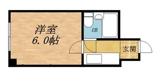 ウエスト・ナガハシ【131号室】の間取り