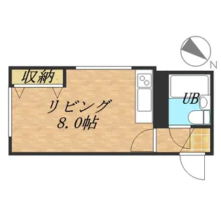 ウエスト・ナガハシ【132号室】の間取り