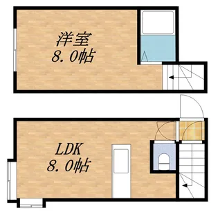 オリーブ24【105号室】の間取り
