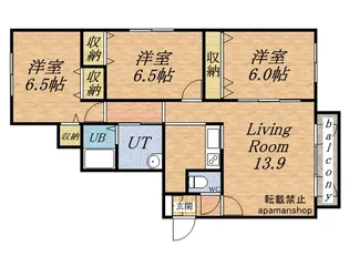 エスペランサ【2階】の間取り