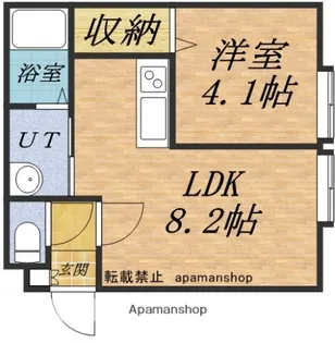 OCEAN PLACE南小樽(オーシャンプレイス南小樽)【201号室】の間取り