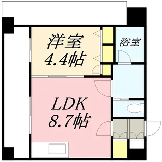 TEADA入船【3階】の間取り