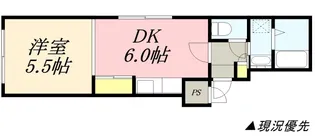 ラ・ブローニュ【201号室】の間取り