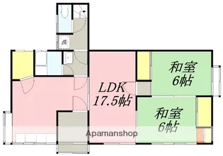 北海道小樽市奥沢2丁目【一戸建】の間取り