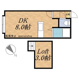 ソニア花園Ⅲ【104号室】の間取り