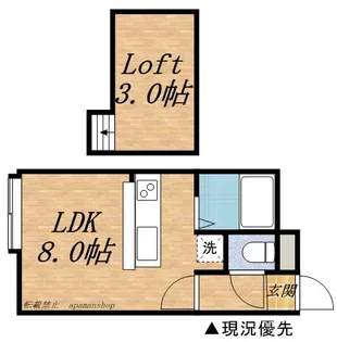 1Rの間取り画像