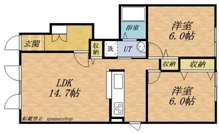 アリビオ【1階】の間取り