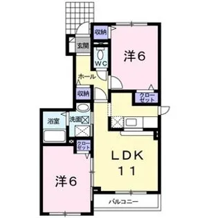 イルミオⅢ【1階】の間取り