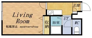 1Kの間取り画像