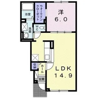 K・S ヴィラⅢ【1階】の間取り