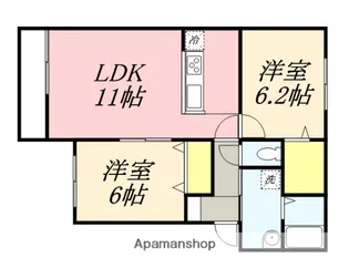 エルドラードOTARU【2階】の間取り