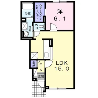 ウインドヒルⅣ【1階】の間取り