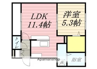 LUCIAS A(ルシアス エー)【101号室】の間取り
