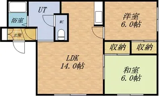コーポながはし【3階】の間取り