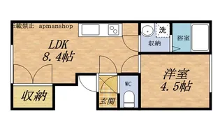 コモド東雲【2階】の間取り