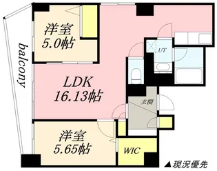 セントラルステート稲穂【6階】の間取り