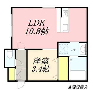 EM・I・NENCE【101号室】の間取り