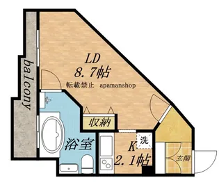Vista東雲【303号室】の間取り
