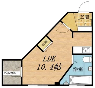 VISTA東雲【7階】の間取り