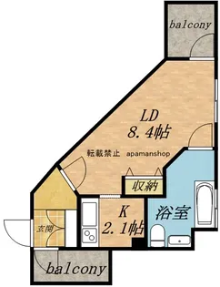 VISTA東雲【2階】の間取り