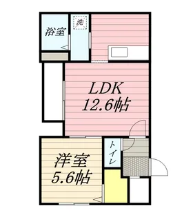MONTBLANC(モンブラン)【101号室】の間取り