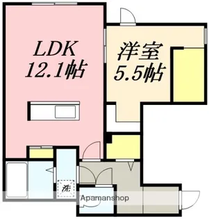 ノルフィーノ グレイス【2階】の間取り