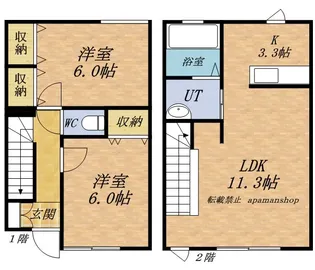 フローラM【102号室】の間取り