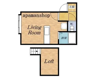 AMS長橋【103号室】の間取り