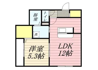 GIANFOREST(ジャンフォレスト)【203号室】の間取り