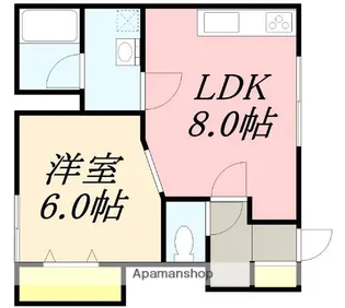 レジデンス21【203号室】の間取り