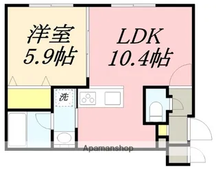 ANNEX(アネックス)【205号室】の間取り